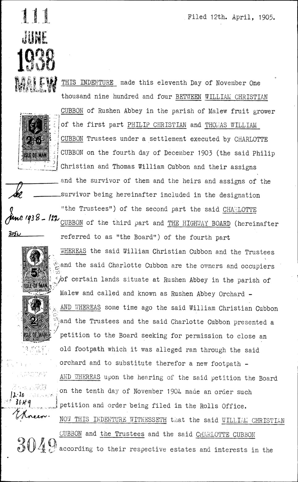 Indenture Jun 1938/111, p.2