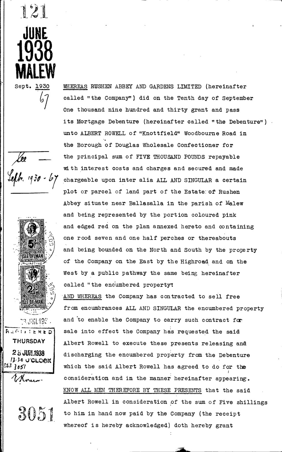 Release, Jun 1938/121