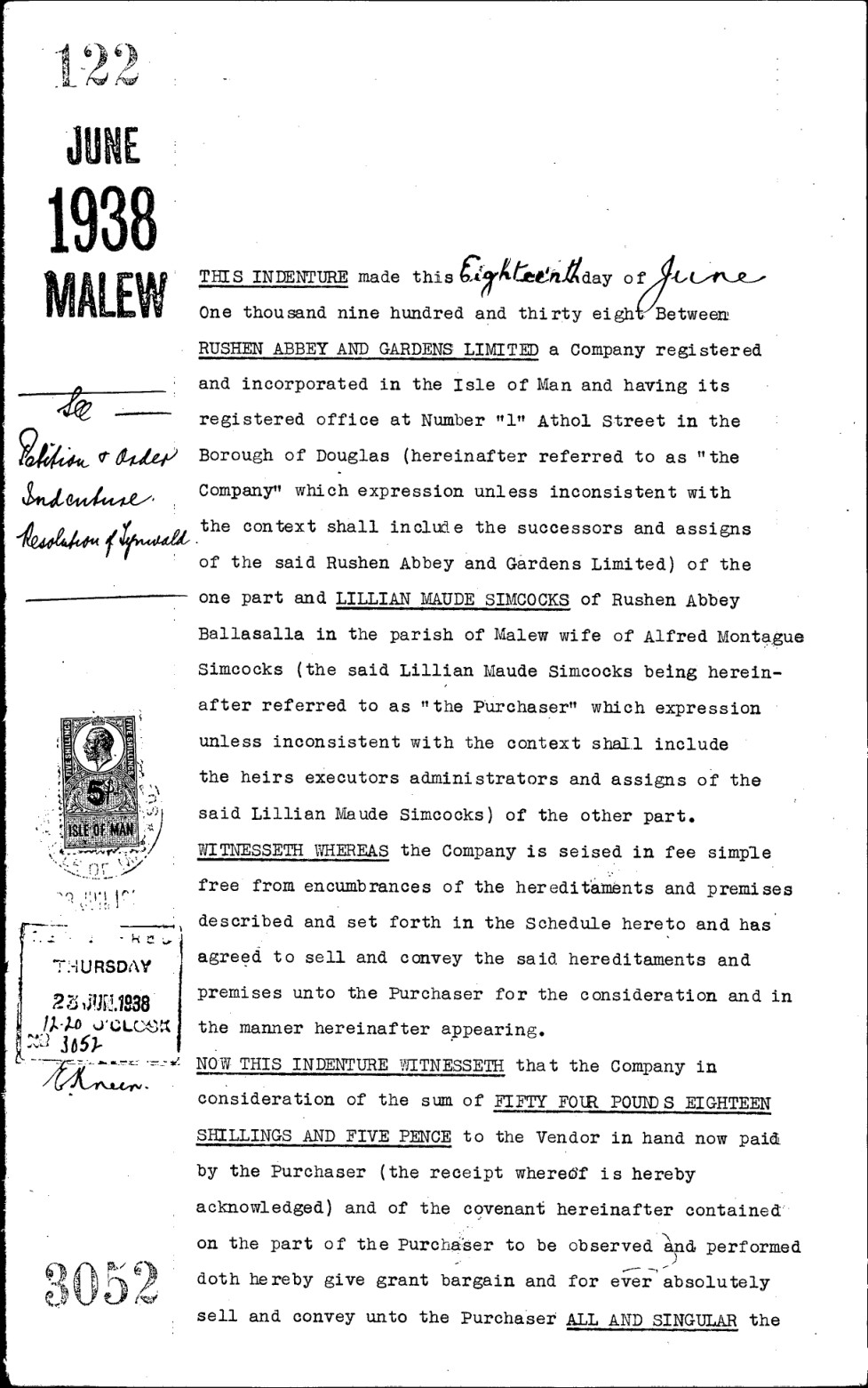Conveyance Jun 1938/122, p.2