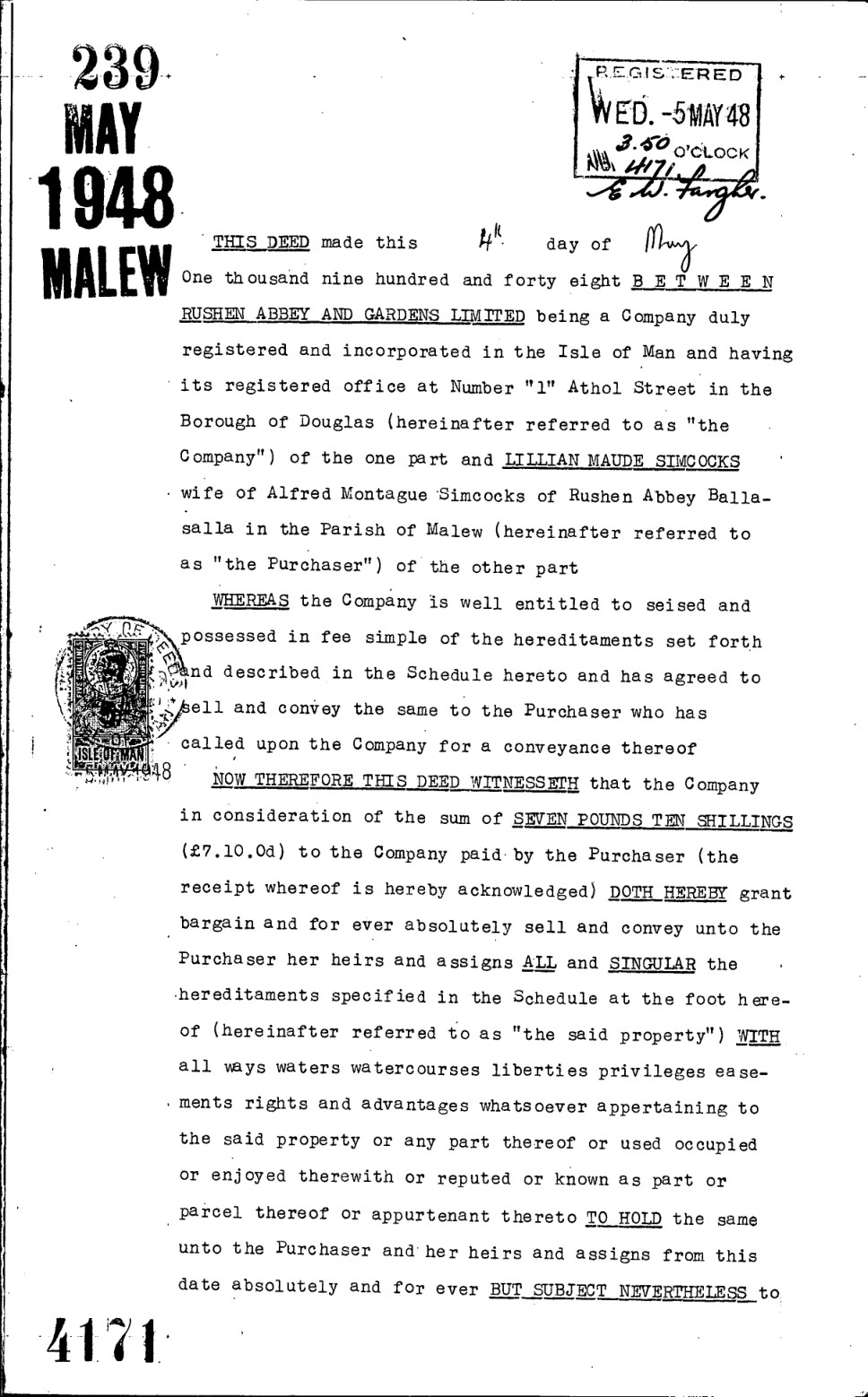 Conveyance May 1948/239