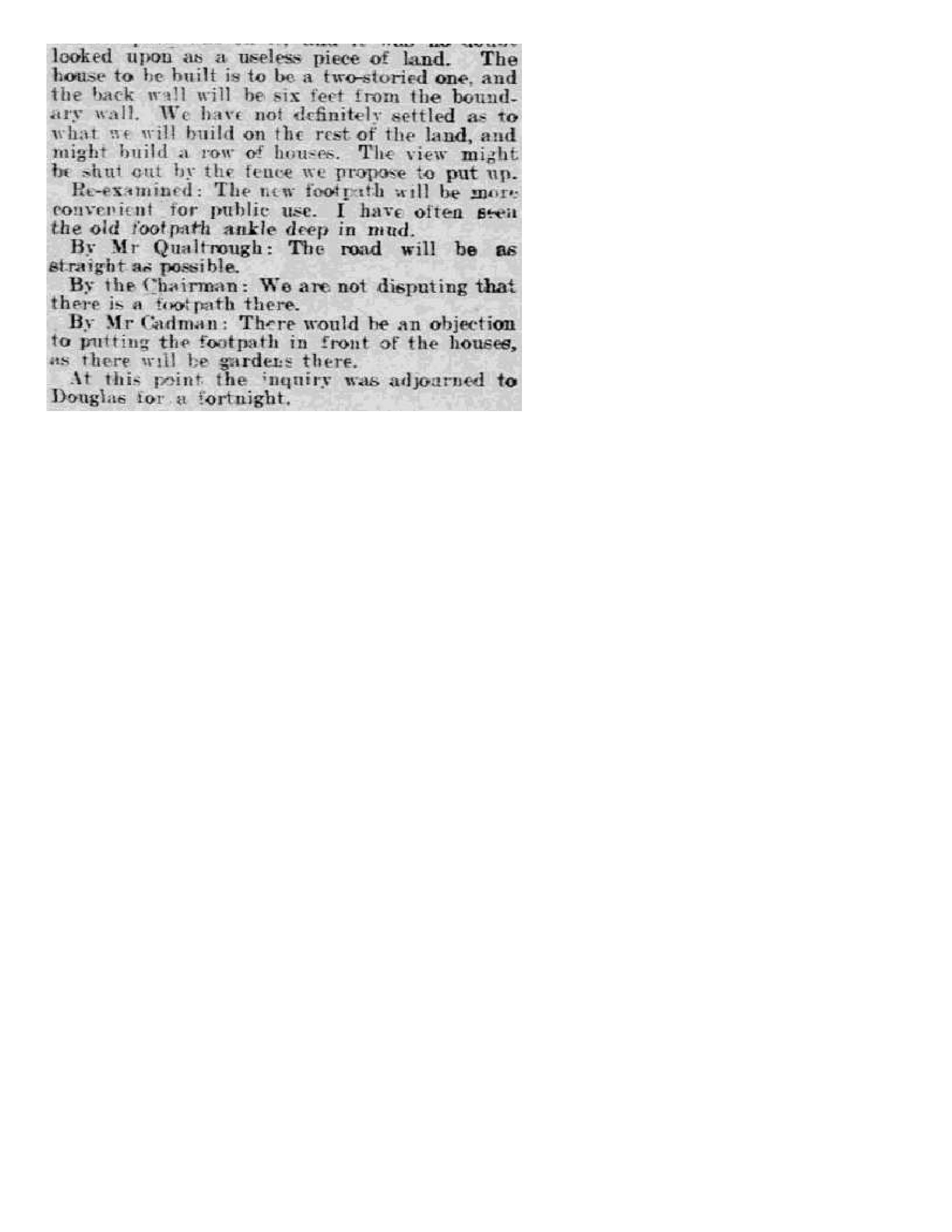 Footpath petition document, page 2, 1904.